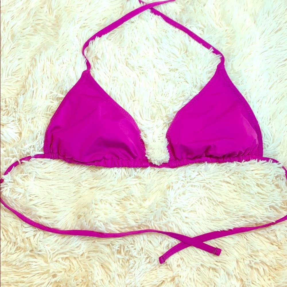 BECCA Purple Triangle Swim Top